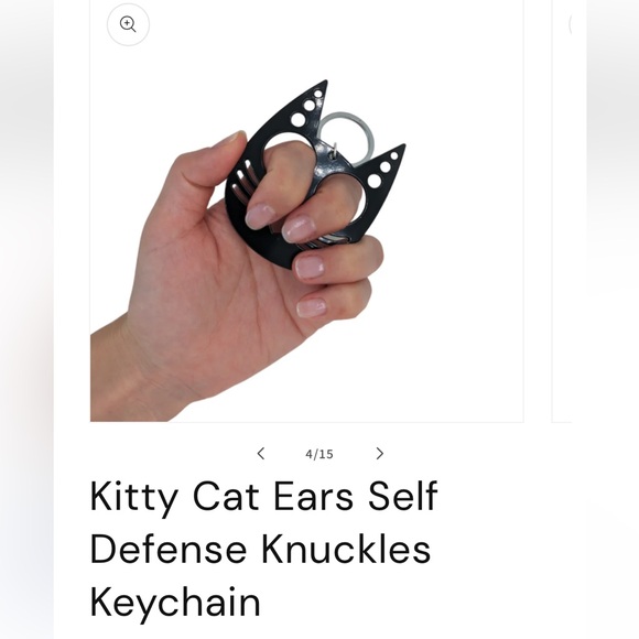 Cat Self Defense Key Chain - Pink - NEW IN PACKAGE!! - Picture 2 of 6